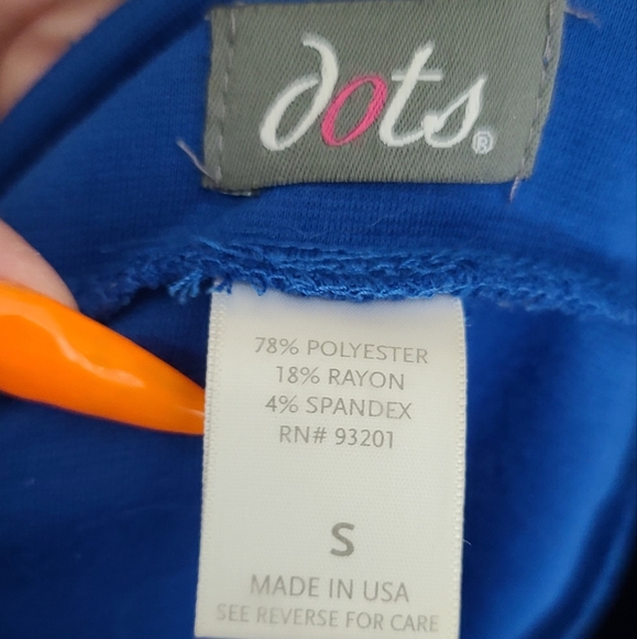 3 for $25 Two size small Y2K Mini Skirts Blue Peplum Black & White Stripes - Picture 4 of 6